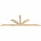 Ekena Millwork Richland Rough Sawn Timber Gable Bracket, Douglas Fir, 84"W x 31"H x 2"D x 4"F, 9/12 Pitch GBW084X31X0204RIC00RDF - alternate 5